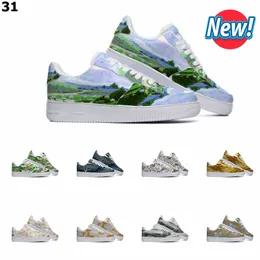 GAI Designer individuelle Schuhe Laufschuh Unisex Männer Frauen handbemalt Anime Mode Herren Trainer Sport Sneakers Farbe31