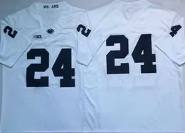 축구 NCAA Penn State Nittany 라이온스 26 Saquon Barkley 9 Trace McSorley 11 Micah Parsons 24 마일 Sanders Mens 축구 스티치 Jers