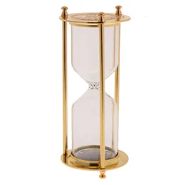 Kök Timers 1PC Retro Metal Frame Empty Hourglass Sandglas Sand Timer för kontor Hemrum Dekor Birthty Gift Prize 221114