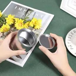 250ml Aluminum Can Tin Coffee tea Jar Lip Balm Container Empty Candle Jars Metal Cream Pot Box Wholesale EE