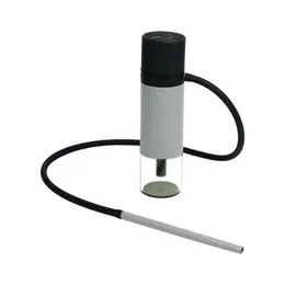 Kit di tubi colorati Narghilè portatile Shisha Fumare Pipa ad acqua Erba secca Filtro per tabacco Bong Tubo in silicone Auto Veicolo Facile da pulire Portasigarette per fumatori