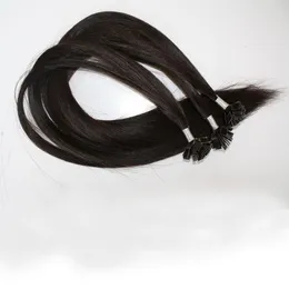 Wstępnie związane płaskie końcówkę Human Hair Extensions 50g 50 Strands 18 20 22 24 cala keratyny produkty do włosów