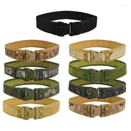 Gordels 5,0 cm breed 130 cm Mens Army Belt Tactical Military Nylon Taille Quick Release Outdoor Hunting Training Strong for Men
