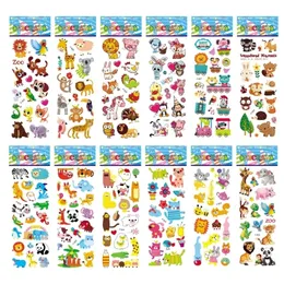 Kids Stickers 40 20 Different Sheets 3D Puffy Bulk Stickers for Girl Boy  Birthday Gift Scrapbooking Teachers Animals Cartoon