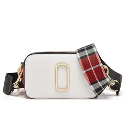 Liquidazione di fabbrica Vendite dirette Nuova m Borsa per fotocamera j Motivo incrociato Colore a contrasto Cintura a spalla larga Messenger da donna Piccola moda quadrata