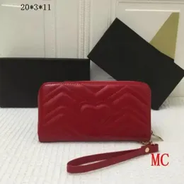 Marmont mais recente longo carteira portátil para mulheres designer bolsa com zíper saco de dinheiro senhoras titular do cartão bolso alta qualidade moeda hold235d