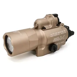 Acess￳rios t￡ticos Torch LED Light SOTAC-GEAR SF X400 S￩rie X400U Lanterna de ca￧a t￡tica com mira de laser vermelho de 20 mm Picatinny Weaver Rail Mount
