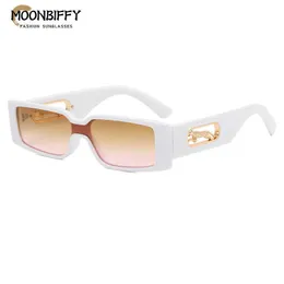 Sunglasses Frames Personality Leopard Mirror Legs Sunglasses Fashion Small Frame Sun Glasses Men and Women Driving UV400 Glasses Beach Eyewear T2201114