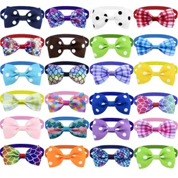 Dog Apparel 50 100pcs Bow Ties Bulk Small tie Collars Fashion Tie Pet Supplies for s Accessories 221103