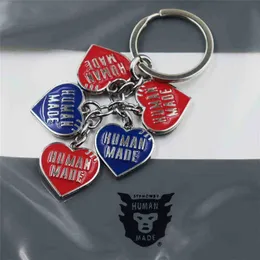 Keychains 2022 HUMAN MADE Key Chains Men Women 1 1 High Quality 3D