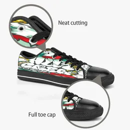 Sapatos personalizados DIY Classic Canvas Skateboard Casual Aceitar Triple Black Customization UV Impress￣o de baixo corte masculino Esportes de mulheres esportes Tamanho ￠ prova d'￡gua 38-45 color193