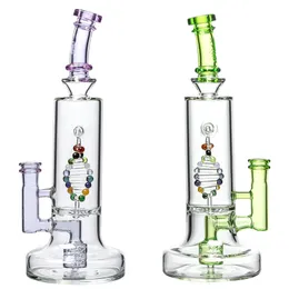 Vintage Premium DNA Glass BONG Hookah water Smoking Pipe 13inch with bowl can put customer logo by DHL UPS CNE