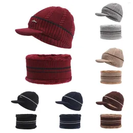 Call Caps 2022 Woolen Cap Men's Plus Velvet Hat Riding Warm Hood متماسكة بدلة مريلة الهيب هوب صن كاسكيت