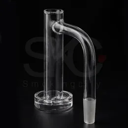 Accessories Smoke Nail Fully Welded Beveled Edge Control Tower Quartz Banger 10/14/18mm 2.5mm Thick For Dab Rigs Glass Water Pipes