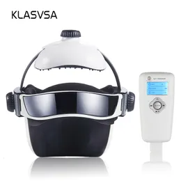 Массагер с головой Klasvsa Электрический нагрев шеи массаж шлем шлема вибрационная терапия музыка мышцы стимулятор здравоохранения 221116