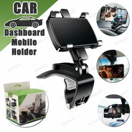 Dashboard Mounts Phone Holders Car Flexible Clip Universal Bracket For 3 to 7 Inch Mobile Smartphones With Retail Package