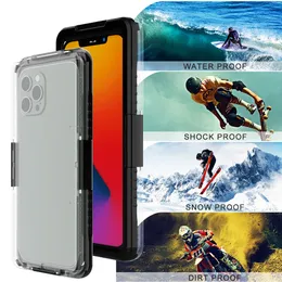 IP68 Waterproof Phone Cases Swimming Diving Case Suitable For 5.8-6.7 Inch Phones Outdoor Sports Shockproof Cover Full Protection Shell For Iphone 14 13 12 11 Samsung