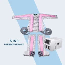 Tragbar 3 in 1 weit Infrarot -Schlampenmaschine Ganzkörpermassage Luftdruck physikalische Behandlung Pressotherapie Geräte für Körperlymphdrainage mit Infrarot