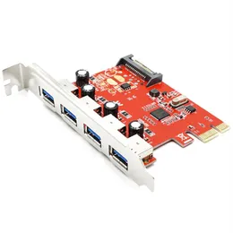 PCI Express 4 USB 3 0 카드 PCI-E 대 외부 4 포트 USB3 0 Convertor NEC D720201223p