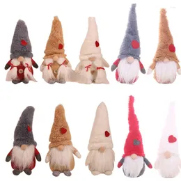 Juldekorationer Santa Claus Plush Doll Party Gift Children Adult Toy Pendant Drop Prydnadsdekoration 2023 Navidad Home Decor