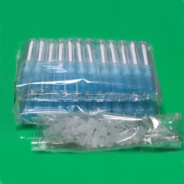 100PCS Clear 1 3ML Empty Lip Gloss Tube Blue Elegant Plastic Liquid Lipstick Container Black DIY Round Lipgloss Bottle257C