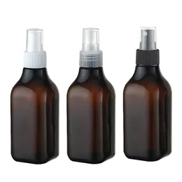 24pcs LOT200ML Brown Liquid Plastic Spray Pult Bottle R24 пустые косметические бутылки 200 куб.