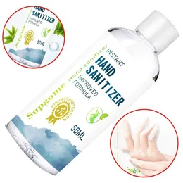 50 ml portátil 75% desinfectable de alcohol desinfectable manos-agua desinfectando gel de lavado de manos Clean272l