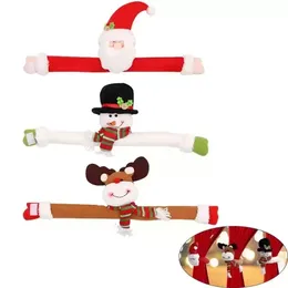 Decorações de Natal Curta Fiftle Burtain Holdback Fixador Tiebacks Tiebacks Santa Claus Ornamentos de natal Decoração de casa RRA600