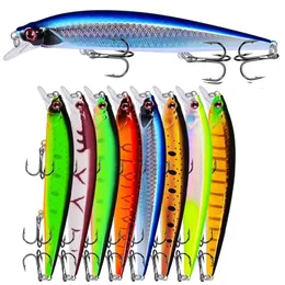 Esche esche 1 PZ Minnow Fishing Lure Bass Trolling Artificiale Esca dura 14 cm 185 g Crankbait Wobblers Occhi 3D per Carpa Pesca 221116