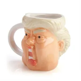 Mugs Ceramic Coffee Cup 3D Threensional Water Trump Mug Drop Delivery Home Garden Kitchen Dining Bar Drinkware Dhde9