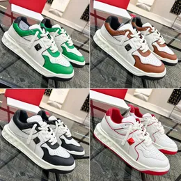 Top One da uomo Platform Sneakers con lacci scarpe casual designer di lusso Scarpe da tennis moda fondo spesso traspirante nero bianco rosso marrone verde outdoor 38-45