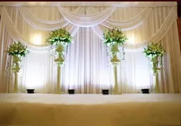 Yeni 36m Düğün Partisi Sahne Kutlaması Arka Plan Satin Perde Drape Pillar Tavan Zemin Evlilik Dekorasyonu Dipi3759954