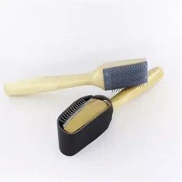 Wood Suede Sole Wire Cleaners Dance Shoes Cleaning Brush For Footwear Home RRC424