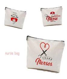 Accesorios de logotipo personalizados Bolsas de trabajo de enfermería de maquillaje de bolso médico popular para enfermería regal5109185