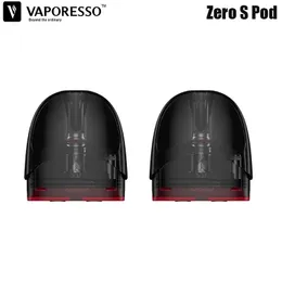 Vaporesso Zero S Pod Cartridge 2ml Top Filling Fit 1.2OHMメッシュコイル用電子タバコ蒸気装置の本物の2PCS/パック