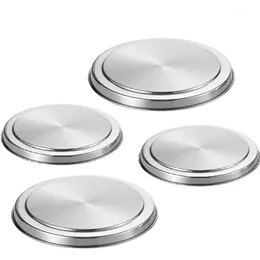 Peças de cozinha 4pcs aço inoxidável capas de fogão kits de protetor de fogão de fogão