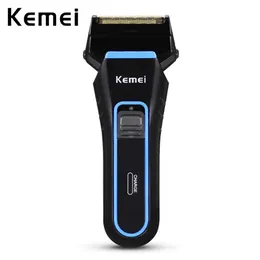 KEMEI-2016 Profesional Razor Electrice Beard Shaver 100-240V Stave eléctrica recargable Trimmer portátil de afeitar 3294