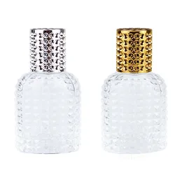 Home Glass Bottles with Spray Empty with Atomizer Refillable Bottles30ml/50ml pineapple bottle Portable Glass Perfume Bottle SprayLT179