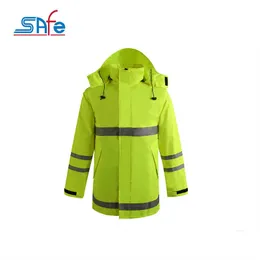 Factory price hi vis reflective raincoat jacket streetwear motorcycle for man