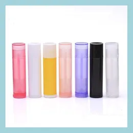 Ätherische Öle Diffusoren 5G Lippenstift Tube DIY Lippenbalsam Kosmetik Probenbehälter Lotion Chapstick Gloss Nachfüllbare Flaschen Drop Deli Dhwnv