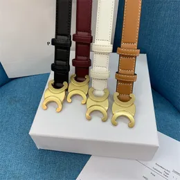 High Quailty Belts Designers Fashion Brands Luxury Casual Waistband Classic Letter Golden Buckle Genuine Leather Belt 4 Colors With 2.5cm