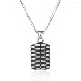 Chains Stainless Steel Hip Hop Microphone Pendant Necklace Vintage Singing Player Gift Jewelry For Him