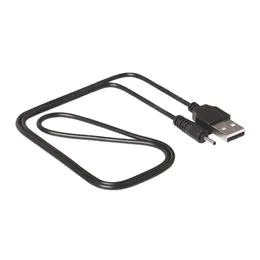 70 cm 2,0 mm Plug -adapter USB -laddare Kabelkabel DC Strömförsörjningsladdningsladd