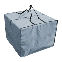 Sacos de armazenamento Móveis para pátio à prova d'água pesados ​​Cobertura de pátio retangular Rain Snow Outdoor para sofá Tabel Cadeira de vento calma à prova de vento