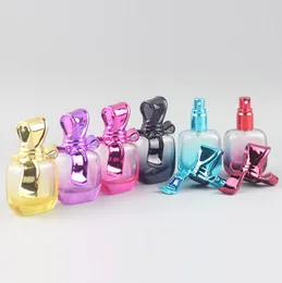 New Fashion 15ml 3D Bow Bottiglia riutilizzabile Mini Glass Spray Atomizer Travel Bottiglia di profumo vuota portatile LX3925