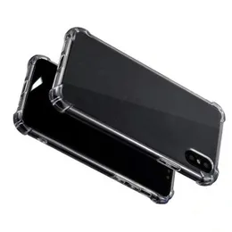 Coque de téléphone antichoc transparente pour iPhone 13 12 11 14 Pro Max XS X XR 7 8 Plus coque transparente en Silicone souple