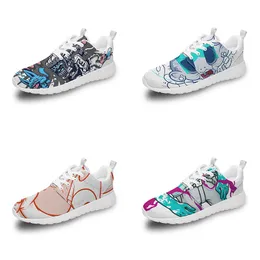 GAI GAI GAI Personalizado para Mens Womens Sneakers DIY Design Multicolor Preto Branco Azul Suporte Personalização Moda Low Cut Sapatos Respiráveis