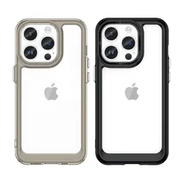 iPhone 15 15 14 13 12 11 X XR XS MINI PRO MAX 8 7 PLUSカラフルなショックプルーフ頑丈なシールドカバーケースFunda