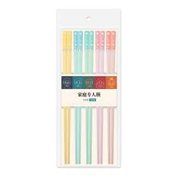 Sakura Chopsticks Cherry Blossom Petals Pattern Non-slip Sushi Stick Eco-Friendly Chinses Korean Food Chopsticks