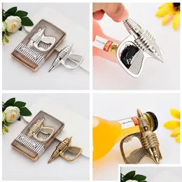 Openers Retro Hine Gun Openers 2 Colors Pistol Shaped Beer Bottle Opener Wedding Party Gift For Guest Drop Delivery Home Garden Kitc Dh61U